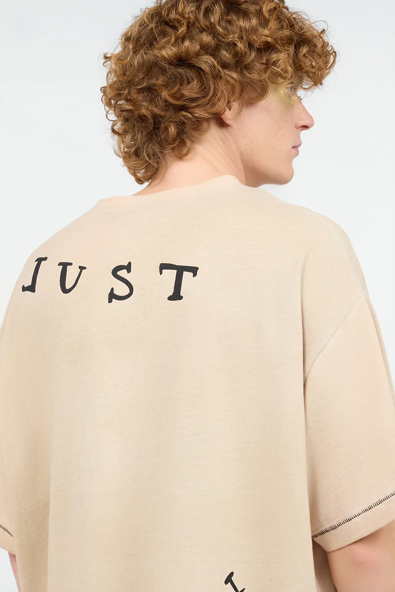 T-Shirt With Leopard