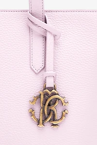 Medium leather shopper with RC charm