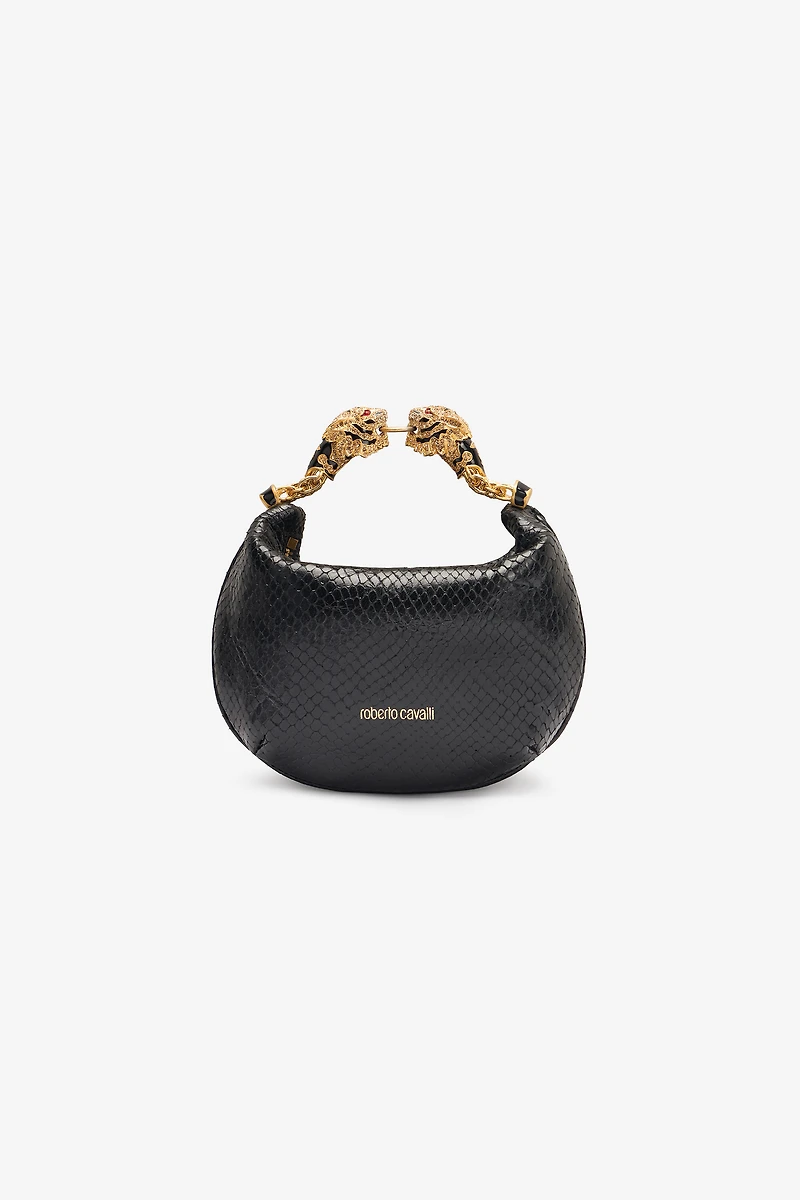 Mini Hobo Roar Bag With Snake Print