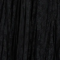 Silk Midi Skirt with Monogram RC
