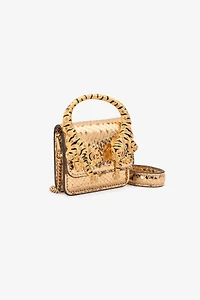 Mini Roar Bag With Jeweled Tigers