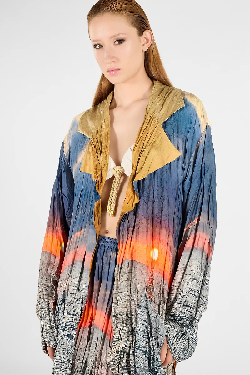 Sunrise Print Jacket