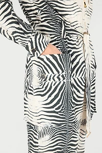 Zebra-Print Jumpsuit