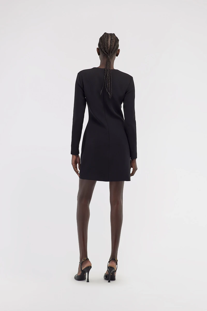 Long-sleeve dress with RC