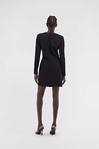 Long-sleeve dress with RC