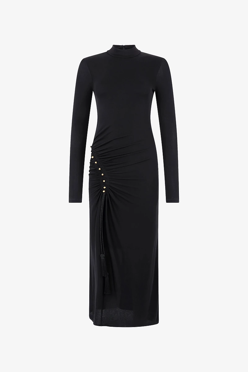 Long Dress With Ruffle Detail