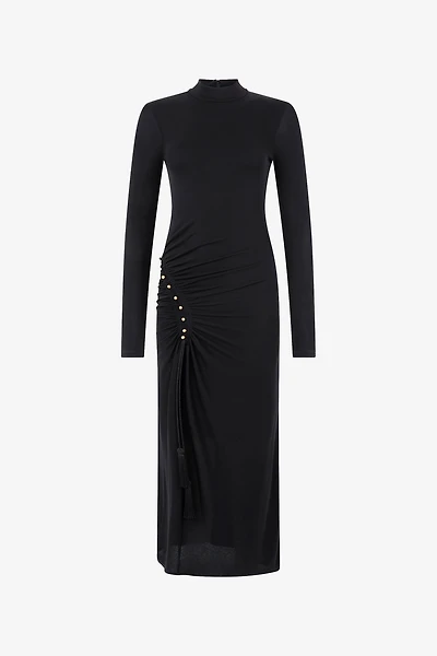 Long Dress With Ruffle Detail