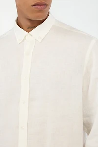 White Linen Shirt