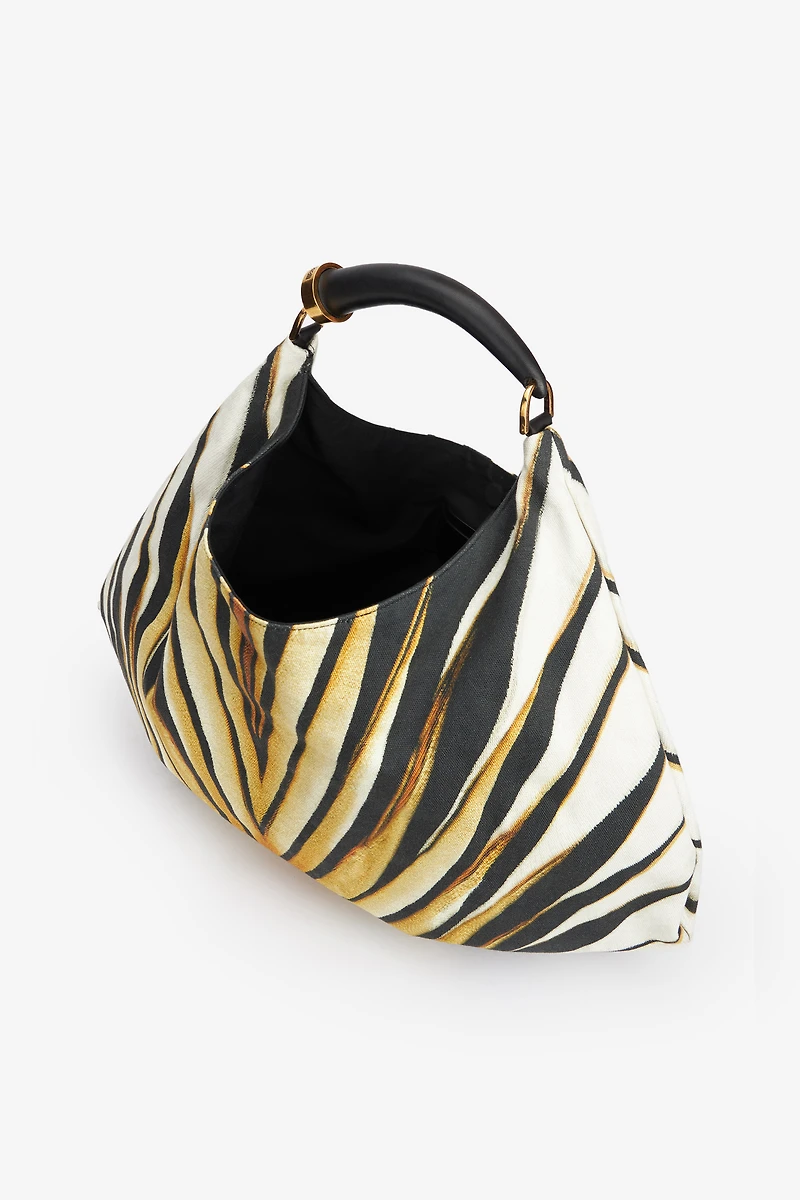 Ray Of Gold Print Shoulder Bag