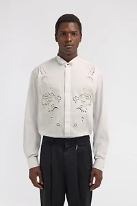 Shirt with Embroidered Details