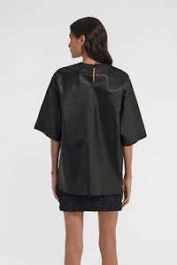 Leather T-shirt