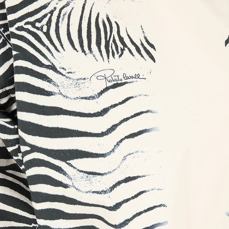 Zebra-Print Jumpsuit