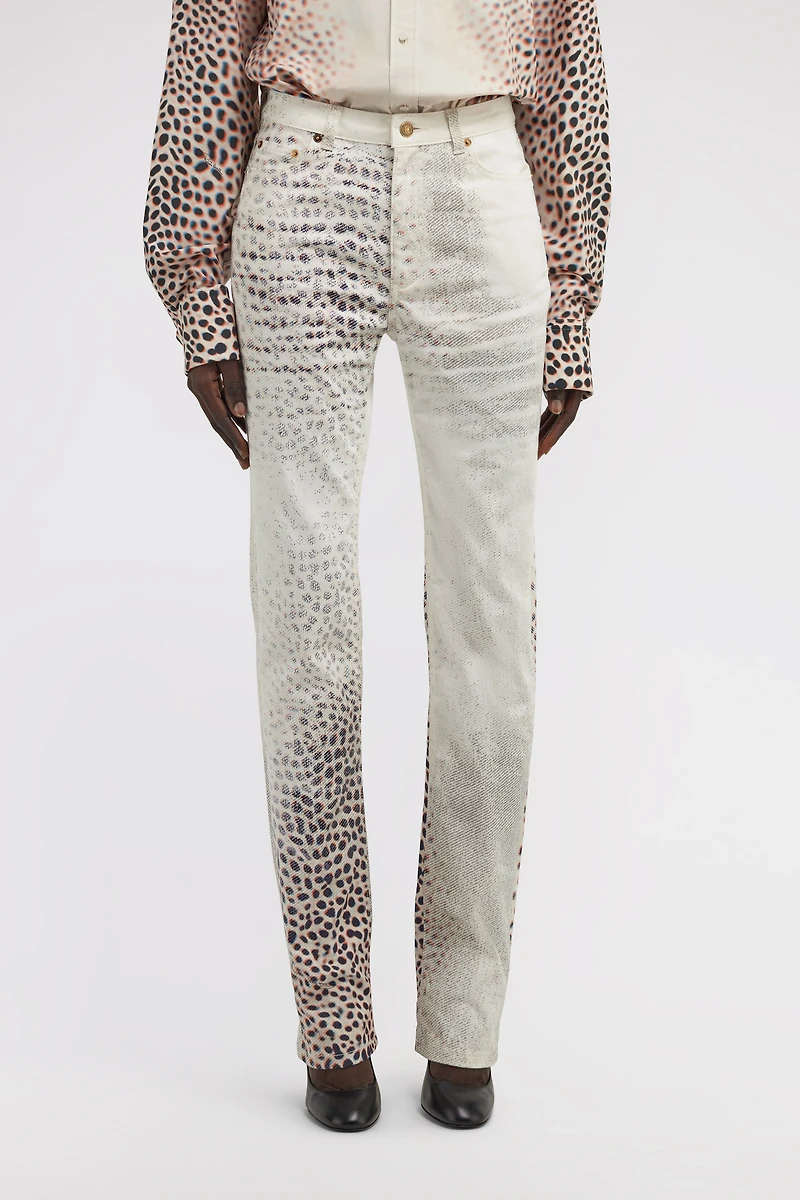 Shark Print Jeans