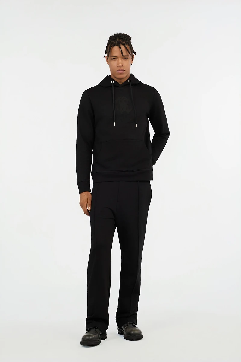 Black Monogram RC Hoodie