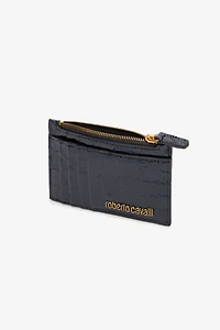 Coin Purse With Crocodile Print