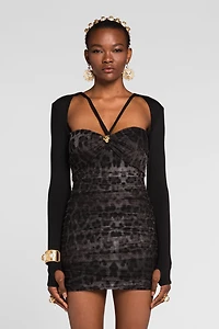 Leopard-print dress