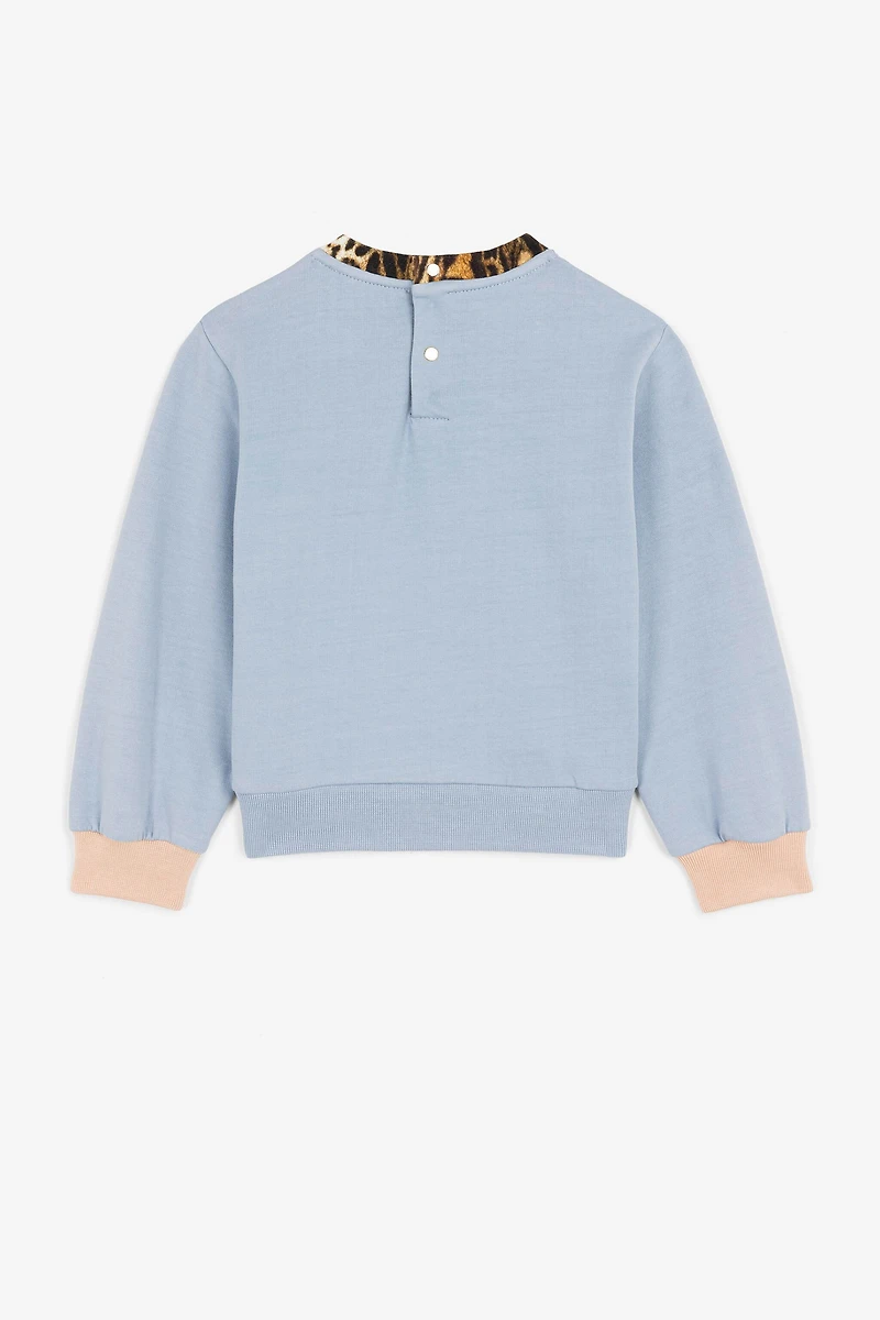 Wildlife-Print Sweatshirt