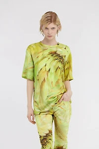 Plumage print t-shirt