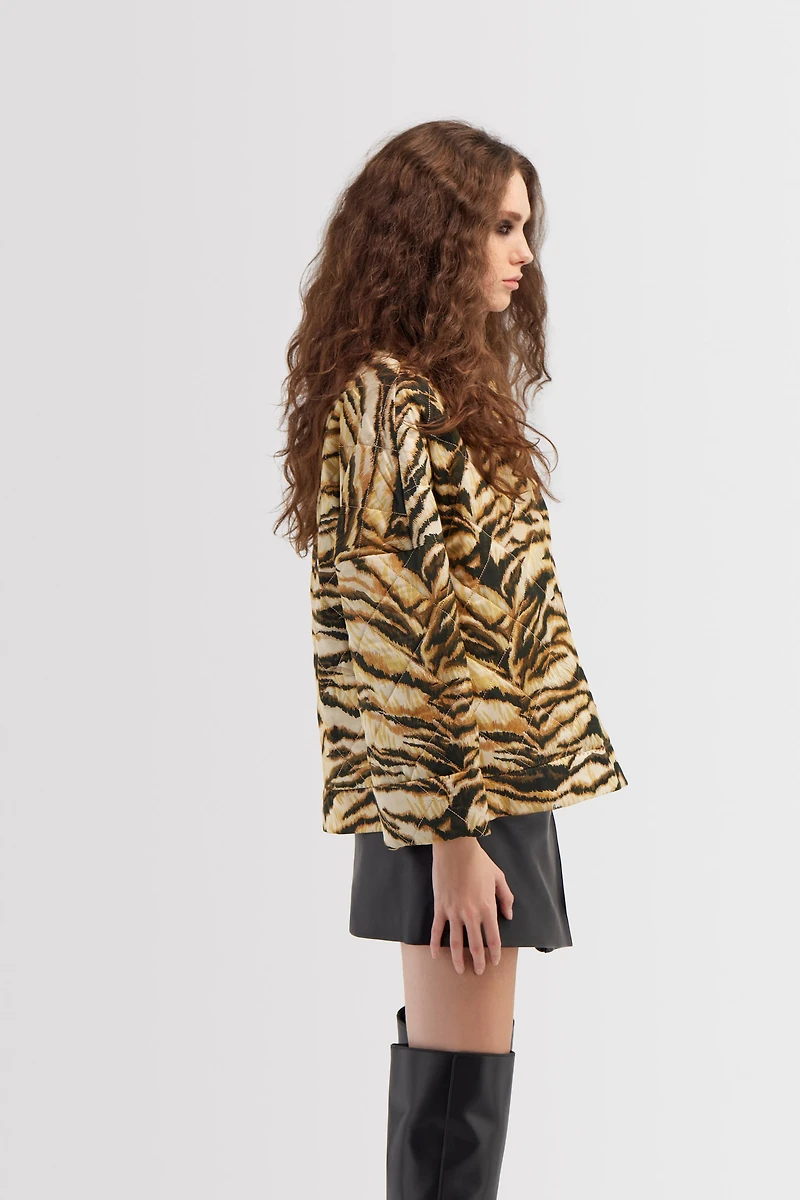 Jacket with Tiger print