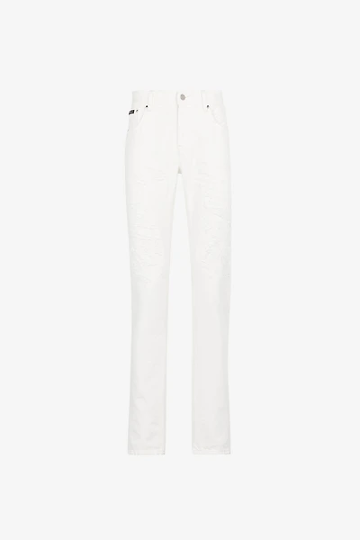Straight-leg jeans