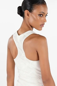 Dress with Wall Print