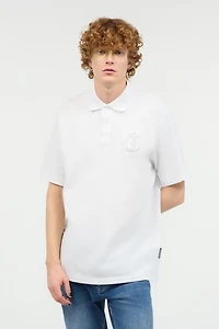 Polo Shirt With Embossed JC Monogram