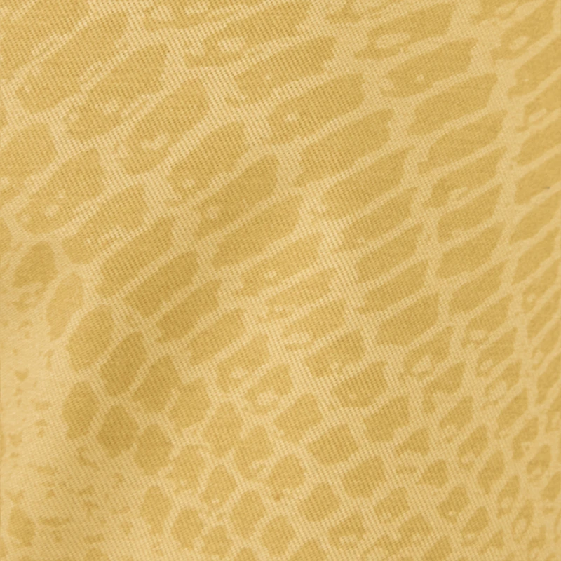 Belted Shorts With Python Print