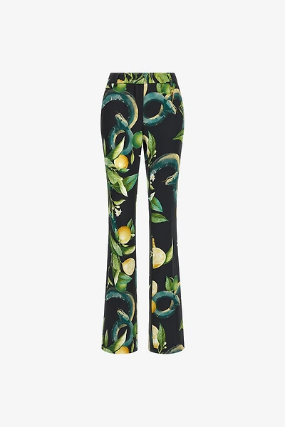 Tailored Lemon print trousers