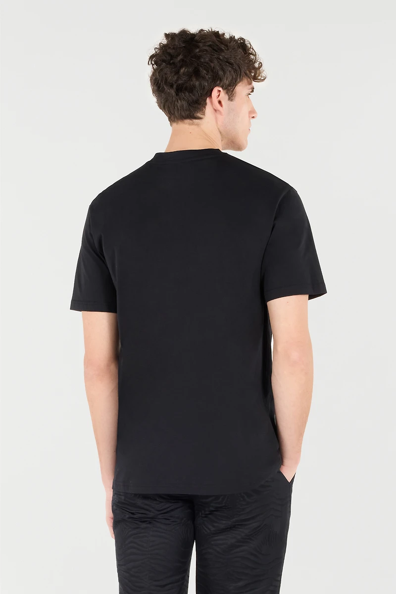 T-Shirt With RC Monogram And Logo Embroidery