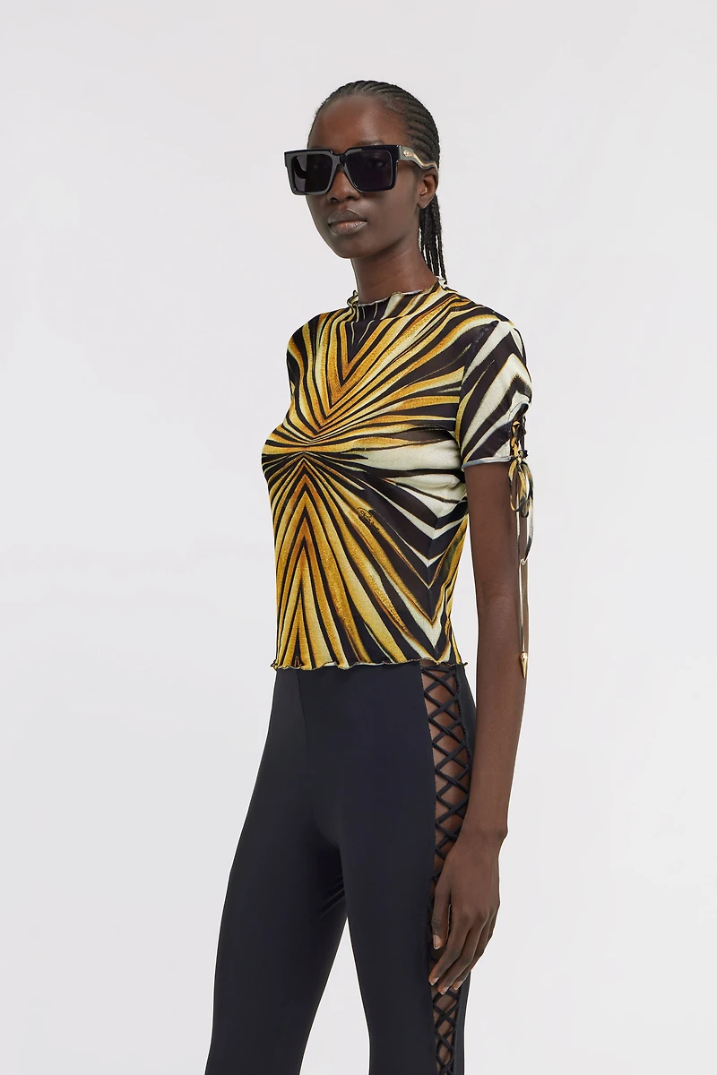 Ray Of Gold Print T-shirt