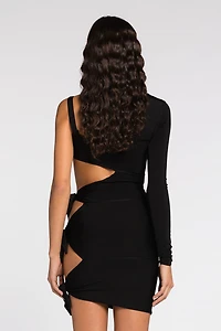 Cut out-detail mini dress