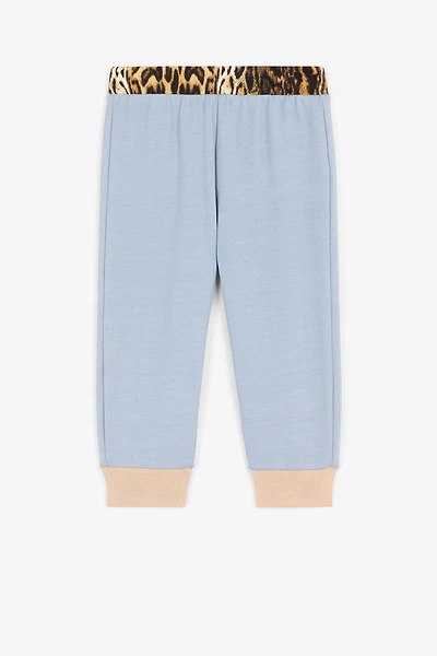 Ocelot-Print Sweatpants