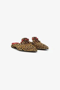 Mules with logo and stones