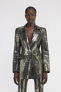 Crocodile Effect Blazer