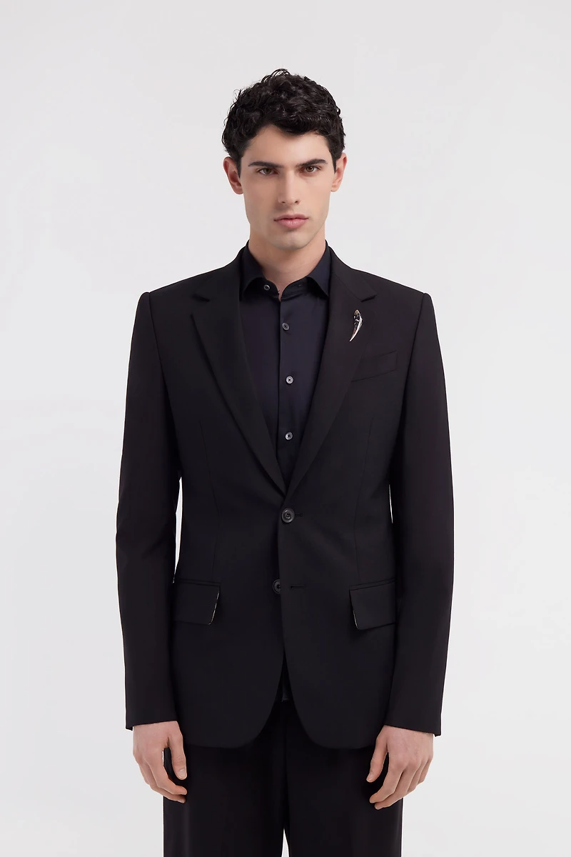 Two button blazer with Fang