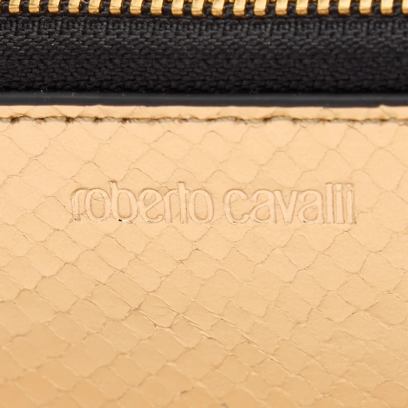 Snake Print Zip-Around Wallet