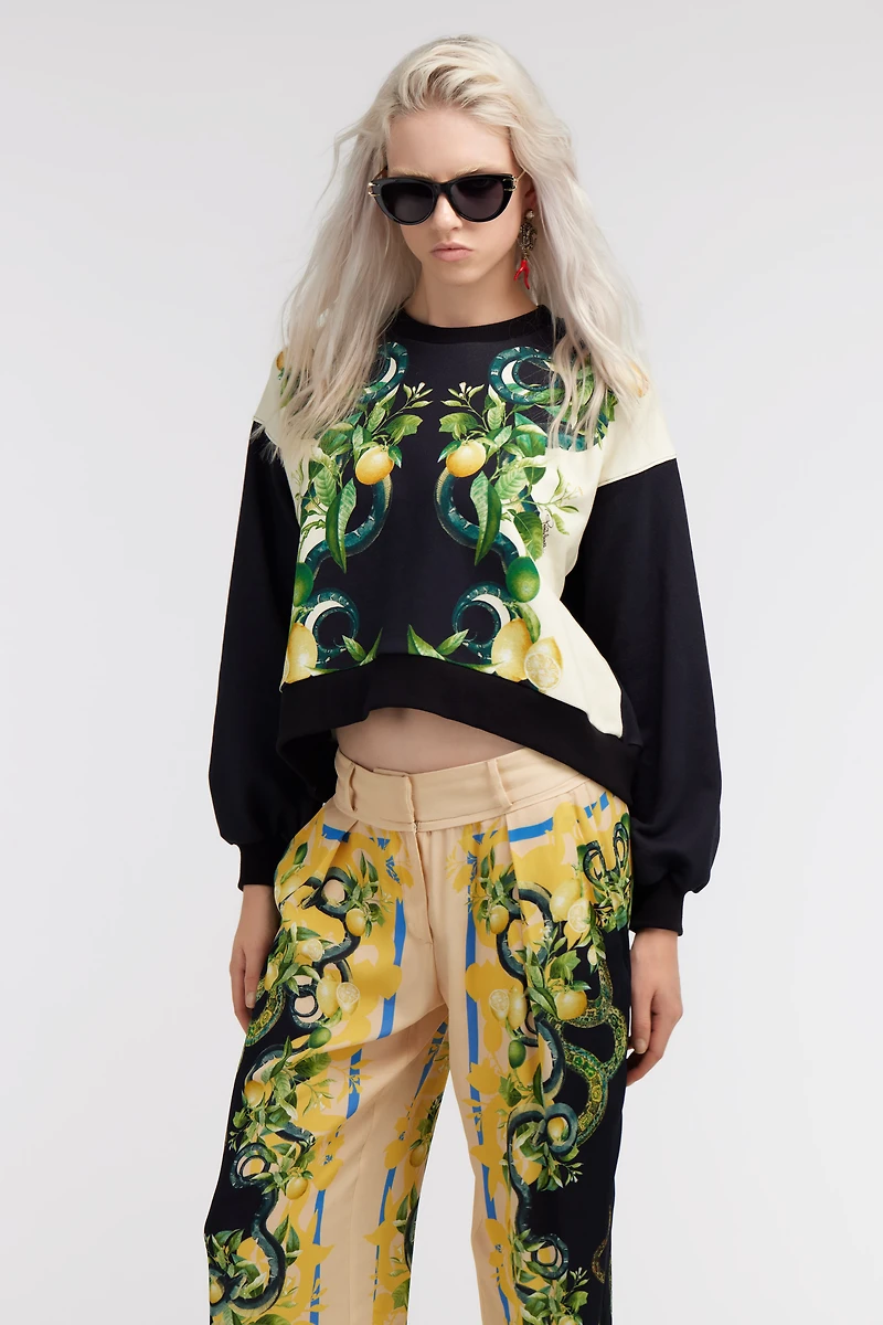 Swatshirt Lemon Print