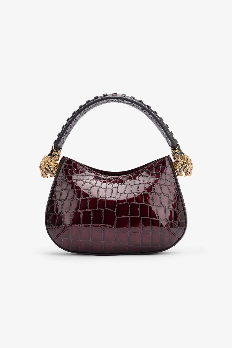 Roar Bag With Crocodile Print