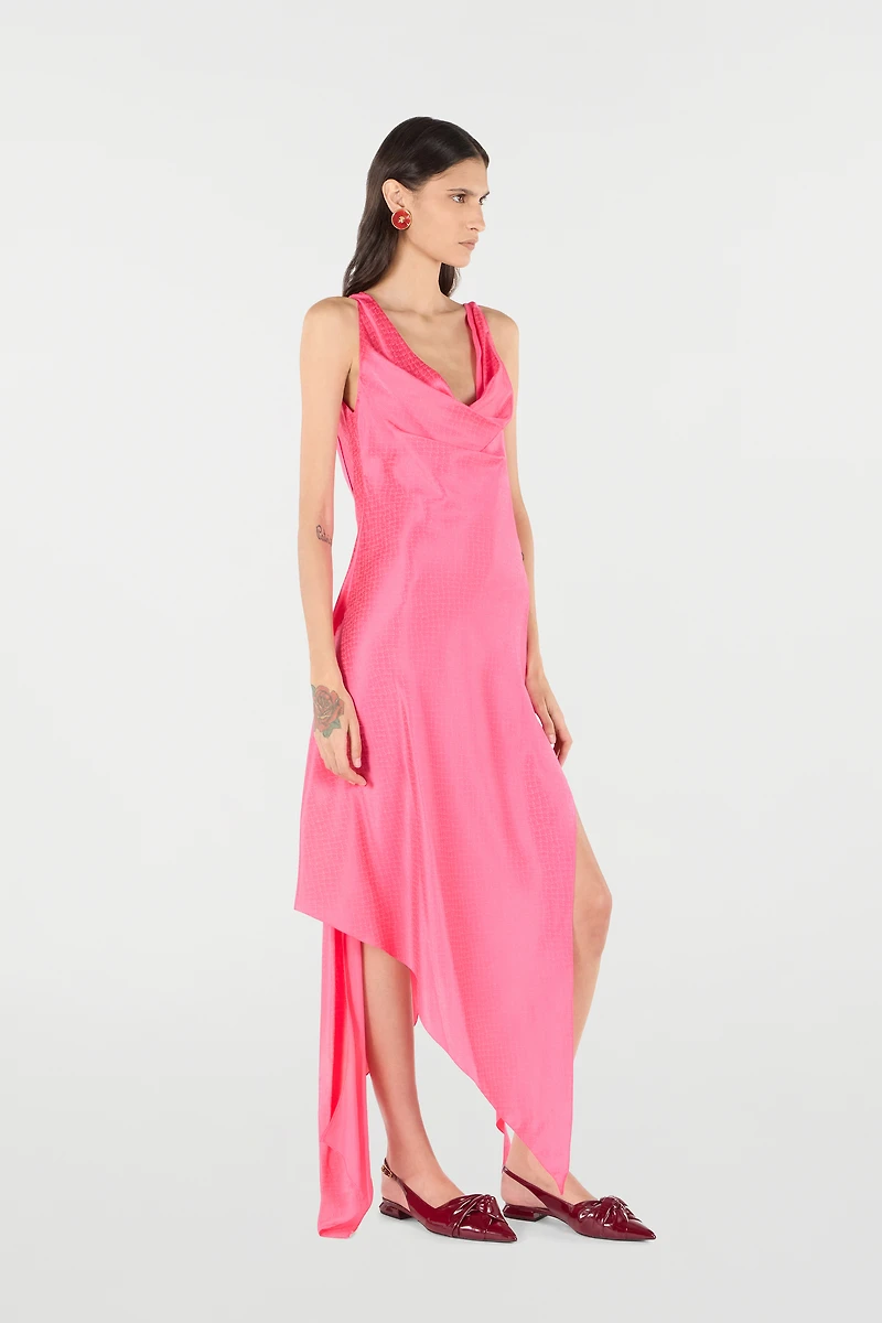 Dress With Asymmetric Skirt