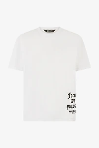 T-Shirt With Mirrored Jaguar And JC Monogram