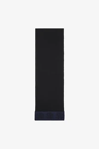 Black Scarf Monogram RC Jacquard