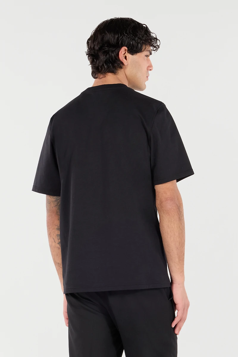 T-Shirt With Mirror Snake Monogram