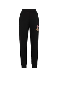 Lucky Symbols-Appliqué Sweatpants