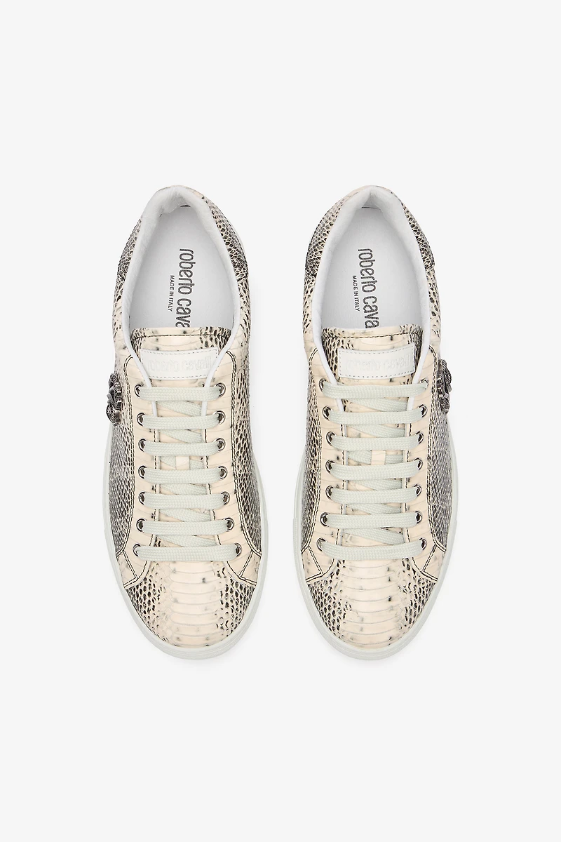 Sneakers With Cobra Print
