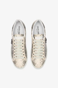 Sneakers With Cobra Print