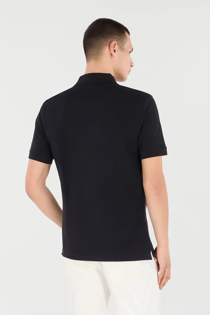 Polo With RC Monogram And Logo Embroidery