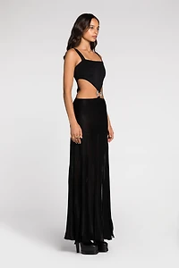 Ring-embellished dress