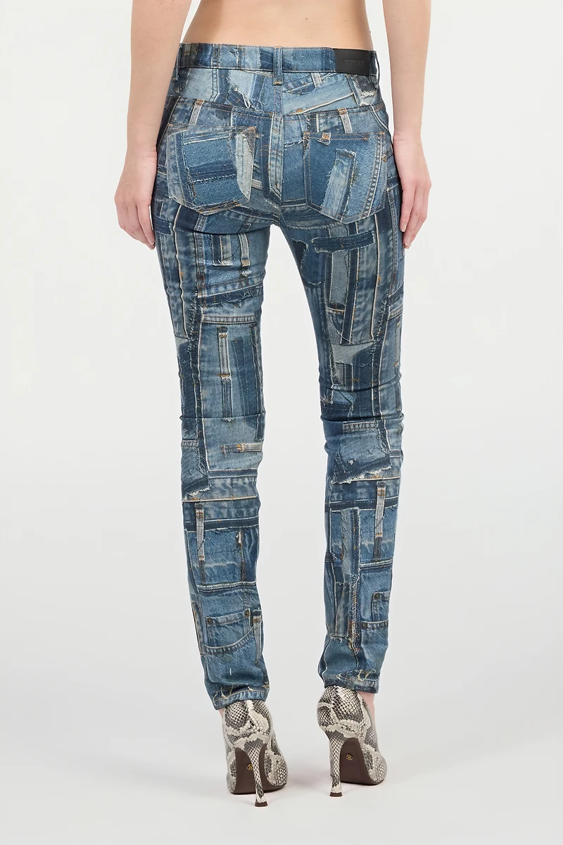 Skinny Patchwork Capsule Collection Jeans