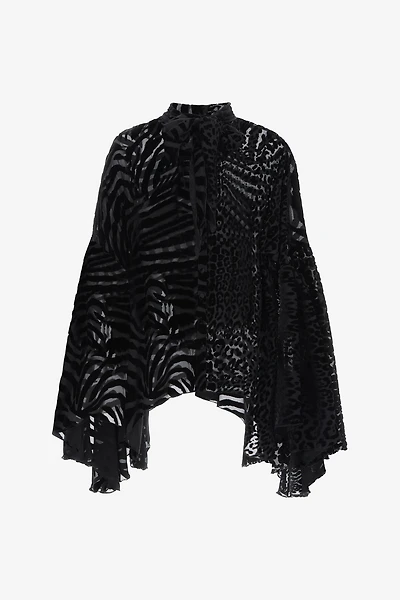 Bell-sleeve shirt
