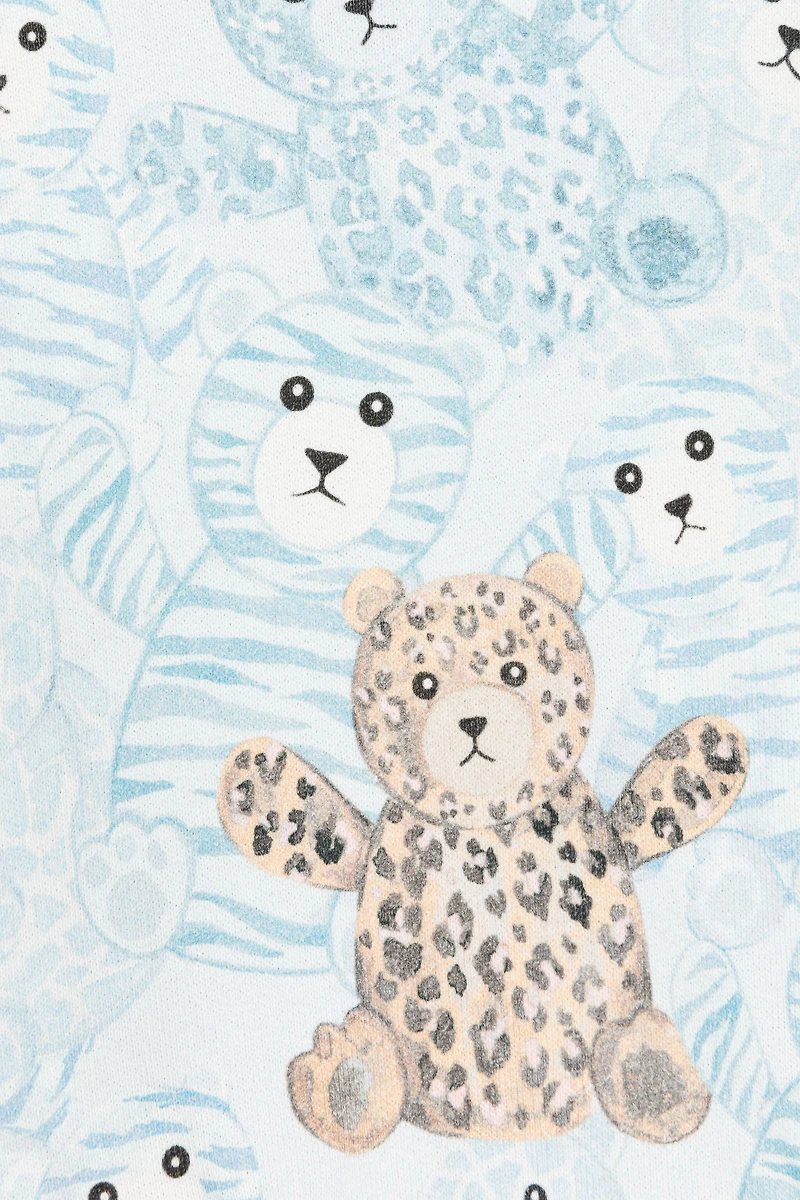 Teddy Bear-Print Cotton Sweatshirt